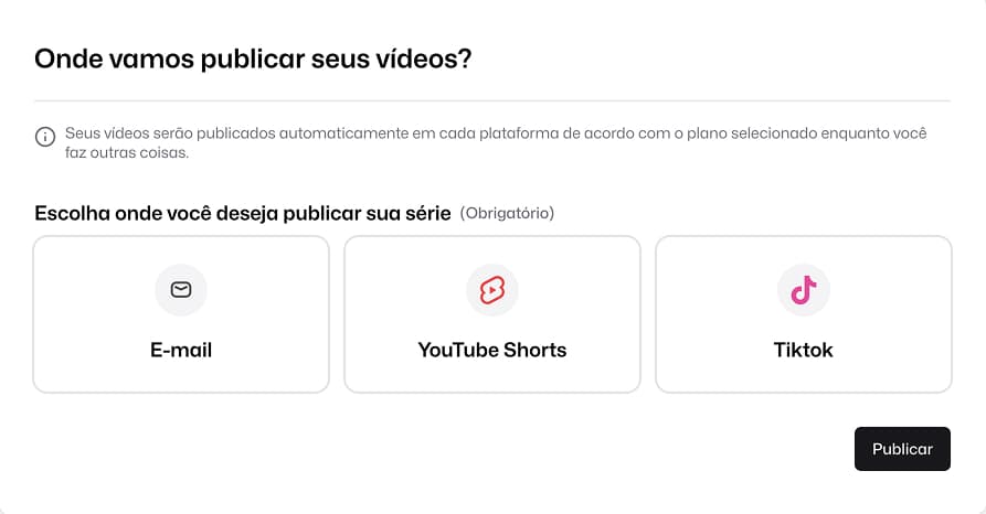 Step 4: Connect your channel and review your first video.