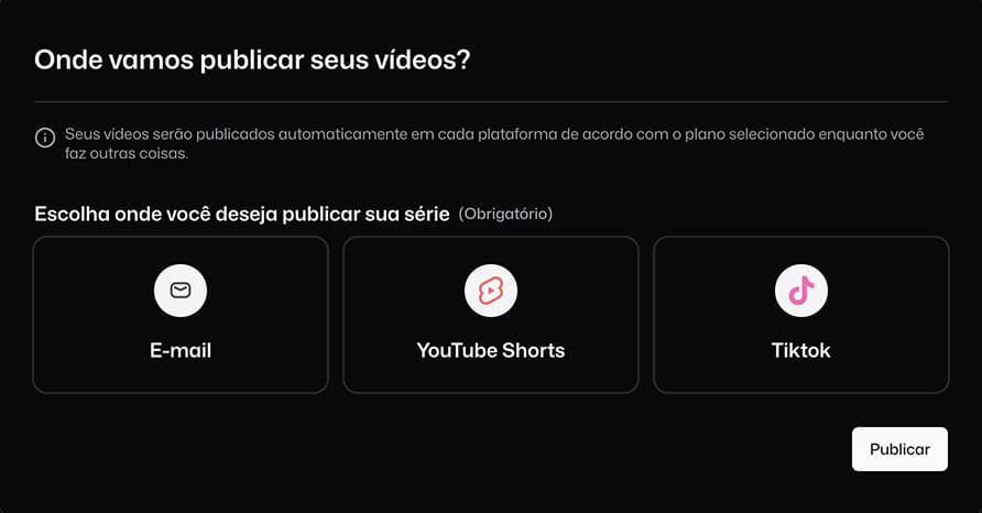 Step 4: Connect your channel and review your first video.